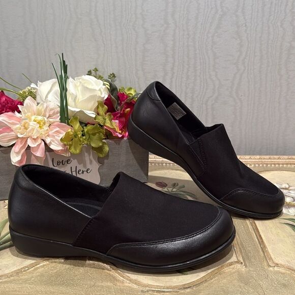 Aravon Abbey A-Line Shoes Loafers Black Sz 7 - Picture 14 of 14